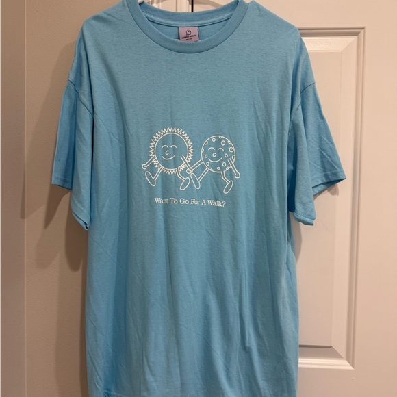 NEW Lonely Ghost Blue Oversize Tee - Picture 1 of 4